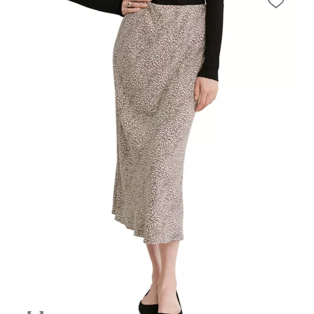Jenny Kayne Chic Animal Print Midi Skirt